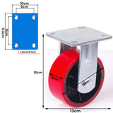 NNEDSZ 5 inch Industrial 500KG Caster Wheels Fixed Casters Castor Wheels Cart Furniture Workbench