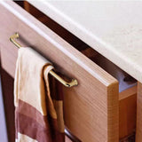 NNEDSZ 192mm Polished gold Furniture Kitchen Bathroom Cabinet Handles Drawer Bar Handle Pull Knob