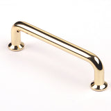 NNEDSZ 96mm Polished gold Furniture Kitchen Bathroom Cabinet Handles Drawer Bar Handle Pull Knob