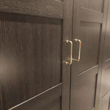 NNEDSZ 96mm Polished gold Furniture Kitchen Bathroom Cabinet Handles Drawer Bar Handle Pull Knob