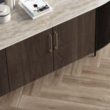 NNEDSZ 96mm Polished gold Furniture Kitchen Bathroom Cabinet Handles Drawer Bar Handle Pull Knob