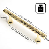 NNEDSZ Gold Solid Zinc Kitchen Cabinet Handles Drawer Bar Handle Pull 96mm