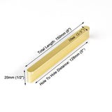 NNEDSZ Solid Zinc Furniture Kitchen Bathroom Cabinet Handles Drawer Bar Handle Pull Knob Gold 128mm