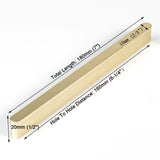 NNEDSZ Solid Zinc Furniture Kitchen Bathroom Cabinet Handles Drawer Bar Handle Pull Knob Gold 160mm
