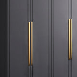 NNEDSZ Solid Zinc Furniture Kitchen Bathroom Cabinet Handles Drawer Bar Handle Pull Knob Gold 320mm