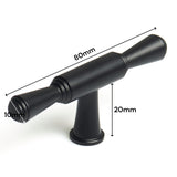 NNEDSZ Black Zinc Kitchen Cabinet Handles Drawer Bar Handle Pull T