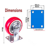 NNEDSZ 6 inch Industrial  Caster Wheels Fixed Casters Castor Wheels Cart Furniture Workbench