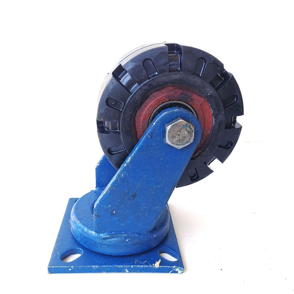 NNEDSZ Industrial 500kg 6inch Heavy Duty Machine Solid rubber Caster Swivel Wheel