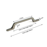 NNEDSZ Black Zinc Kitchen Cabinet Handles Drawer Bar Handle Pull 128mm