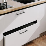 NNEDSZ Black Zinc Kitchen Cabinet Handles Drawer Bar Handle Pull 160mm