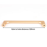 NNEDSZ Gold Zinc Kitchen Cabinet Handles Drawer Bar Handle Pull 128mm