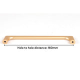 NNEDSZ Gold Zinc Kitchen Cabinet Handles Drawer Bar Handle Pull 160mm
