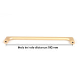 NNEDSZ Gold Zinc Kitchen Cabinet Handles Drawer Bar Handle Pull 192mm
