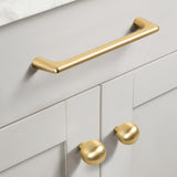 NNEDSZ Gold Zinc Kitchen Cabinet Handles Drawer Bar Handle Pull 192mm