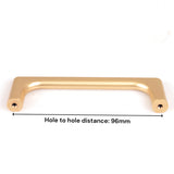 NNEDSZ Gold Zinc Kitchen Cabinet Handles Drawer Bar Handle Pull 96mm
