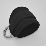 NNEDSZ 2x Adjustable Ankle Straps for Cable Machines D-Rings Gym Cuff Kickbacks Glute Workouts Leg Extensions Straps Hip Black