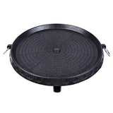 NNEDSZ Korean BBQ Grill Pan Non-Stick Smokeless Stovetop BBQ Grill Plate Indoor Outdoor