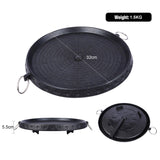 NNEDSZ Korean BBQ Grill Pan Non-Stick Smokeless Stovetop BBQ Grill Plate Indoor Outdoor