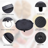 NNEDSZ Korean BBQ Grill Pan Non-Stick Smokeless Stovetop BBQ Grill Plate Indoor Outdoor
