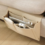 NNEDSZ Bed Organiser Bed Caddy Sofa Organiser Bedside Organiser Book Magazines Organiser Black