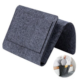 NNEDSZ Bed Organiser Bed Caddy Sofa Organiser Bedside Organiser Book Magazines Organiser Dark Grey