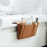 NNEDSZ Bed Organiser Bed Caddy Sofa Organiser Bedside Organiser Book Magazines Organiser Khaki