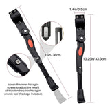 NNEDSZ Adjustable Bike Kickstand Kickstand Rear Bicycle Stand for Bike 22"-28" Black