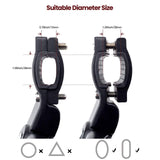 NNEDSZ Adjustable Bike Kickstand Kickstand Rear Bicycle Stand for Bike 22"-28" Black