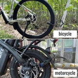 NNEDSZ 1.2m 2 Keys Bicycle Lock Bike Cable Locks Motorcycle Lock  Mounting Bracket Scooter Lock