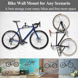 NNEDSZ Black Storage Bicycle Wall Mount Wall Hook Bike Wall Rack Space Saving Bike Storage Bracket