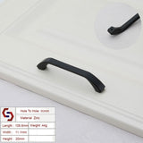 NNEDSZ Zinc Kitchen Cabinet Handles Bar Drawer Handle Pull black color hole to hole 96MM