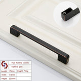 NNEDSZ Zinc Kitchen Cabinet Handles Drawer Bar Handle Pull black+copper color hole to hole size 160mm