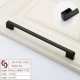 NNEDSZ Zinc Kitchen Cabinet Handles Drawer Bar Handle Pull black color hole to hole size 256mm