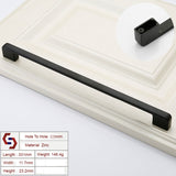NNEDSZ Zinc Kitchen Cabinet Handles Drawer Bar Handle Pull black color hole to hole size 320mm