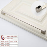 NNEDSZ Zinc Kitchen Cabinet Handles Drawer Bar Handle Pull brushed silver color hole to hole size 320mm
