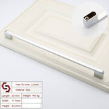 NNEDSZ Zinc Kitchen Cabinet Handles Drawer Bar Handle Pull silver color hole to hole size 320mm