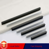 NNEDSZ Zinc Kitchen Cabinet Handles Drawer Bar Handle Pull Silver 320mm