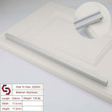 NNEDSZ Zinc Kitchen Cabinet Handles Drawer Bar Handle Pull Silver 320mm