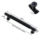 NNEDSZ Black Furniture Door Kitchen Cabinet Handle Handles Pull Pulls Cupboard 128mm