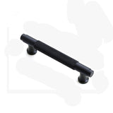 NNEDSZ Black Furniture Door Kitchen Cabinet Handle Handles Pull Pulls Cupboard 96mm