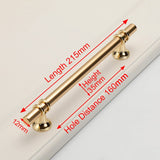 NNEDSZ Luxury Design Kitchen Cabinet Handles Drawer Bar Handle Pull Gold 160MM