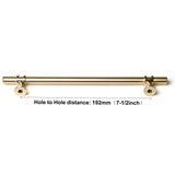 NNEDSZ Luxury Design Kitchen Cabinet Handles Drawer Bar Handle Pull Gold 190MM