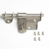 NNEDSZ Sliding Bolt Gate Latch 304 Stainless Steel Barrel Bolt with Padlock Hole Door Latches