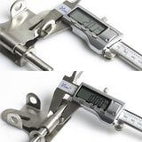 NNEDSZ Sliding Bolt Gate Latch 304 Stainless Steel Barrel Bolt with Padlock Hole Door Latches
