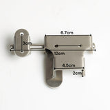 NNEDSZ Sliding Bolt Gate Latch 304 Stainless Steel Barrel Bolt with Padlock Hole Door Latches