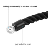 NNEDSZ Single Grip Tricep PullDown Rope Cable Attachment Pull Down Rope Tricep Rope Pully