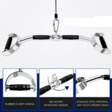 NNEDSZ 86cm Tricep Press Solid Pulldown Bar Cable Machine Revolving LAT Pull down Bar Rotating Curl Bar