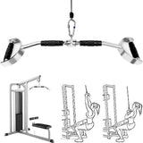 NNEDSZ 86cm Tricep Press Solid Pulldown Bar Cable Machine Revolving LAT Pull down Bar Rotating Curl Bar