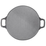 NNEDSZ 30cm Round Cast Iron Griddle Plate, BBQ Pan Cooking Griddle Grill for StoveF, Oven