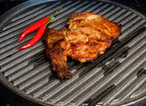 NNEDSZ 30cm Round Cast Iron Griddle Plate, BBQ Pan Cooking Griddle Grill for StoveF, Oven